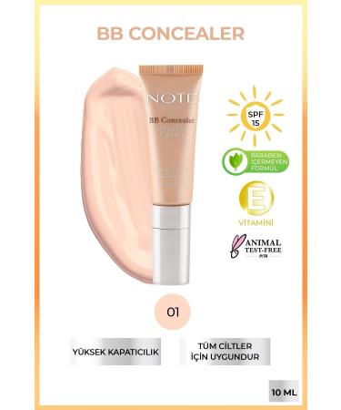 Note Cosmetics Under Eye Concealer 01 - Bb Concealer Spf 15_ - Buy Online on GoSupps.com