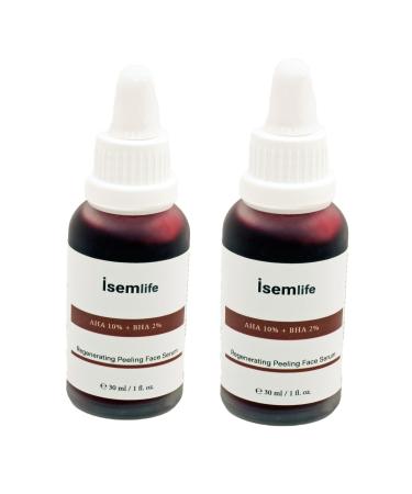 semlife Revitalizing & Skin Tone Equalizing Peeling Serum 2X30 ml ( Aha 10% Bha 2%)
