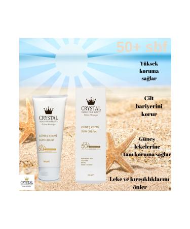 Crystal Beauty 50 Factor Sun Cream Protective 100 ml - Buy Online on GoSupps.com