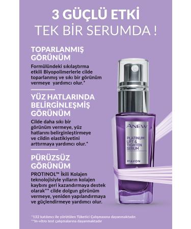 Avon Anew Platinum Lifting and Firming Serum 30 ML - Buy Online on GoSupps.com