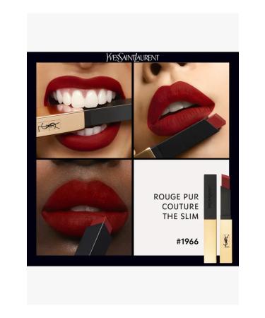 Yves Saint Laurent Rouge Pur Couture The Slim Matte Lipstick - Buy Online on GoSupps.com