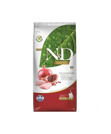 N & D Prime Chicken and Pomegranate Grain Free Kitten Cat Food 1.5 Kg