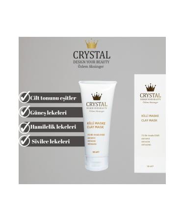 CRYSTAL Acne Pore Tightening Acne Drying Effective Clay Mask Clay Mask