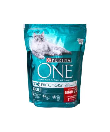 Purina One Adult Cat Beef&whole Grain 800g