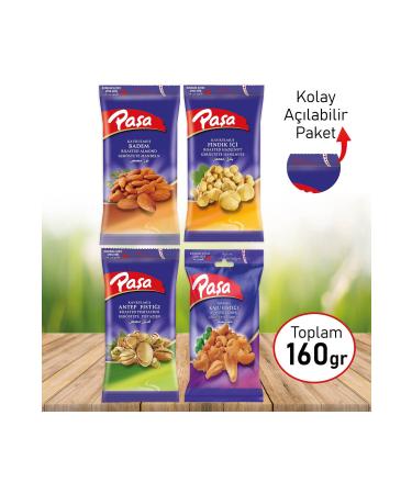 Pasha Nuts Mixed Nuts 40 gr X 4 Pieces (FIRST QUALITY) - Buy Online on GoSupps.com