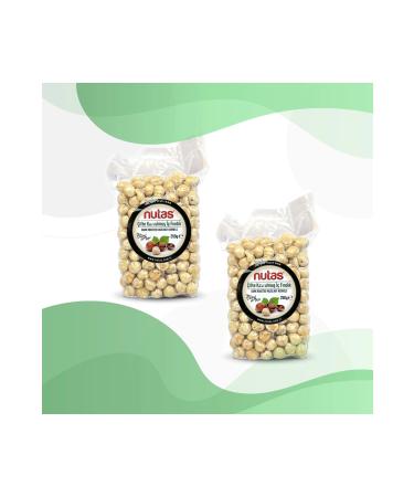 Nutas Double Roasted Hazelnut Kernels - 250g Vacuum Pack X2