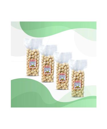 Nutas Double Roasted Hazelnut Kernels - 100g Vacuum Pack X4