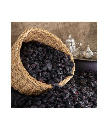 TicaretDeniz Black Besni Blood Grape New Crop Coarse Grape Kilis Karasi Soft Seed 1.55 Kg