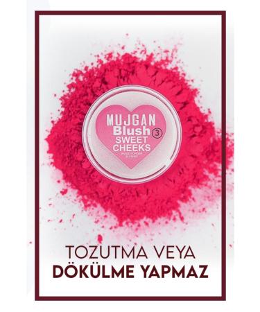 MUJGAN Single Glitter Blush No:3 - Buy Online on GoSupps.com