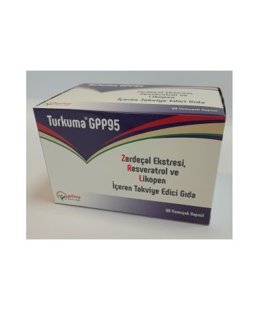 Turkuma Gpp95 Turmeric Extract Resveratrol And Lycopene 60 Softgel Capsules - Buy Online on GoSupps.com