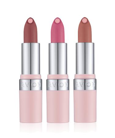 Avon Hydramatic Mauve Nude and Pink Matte Lipstick Pack