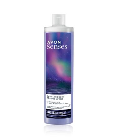 Avon Senses Dancing Skies Violet and Raspberry Scented Creamy Shower Gel 500 Ml.