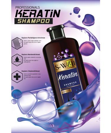 S-Well Keratin Hair Care Shampoo for Prosthetic Hair and Medical Wigs 500 ml - Buy Online on GoSupps.com