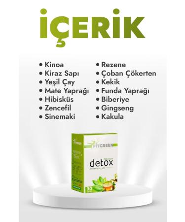 FITGREEN Slimming 4 Detrox Tea - Buy Online on GoSupps.com