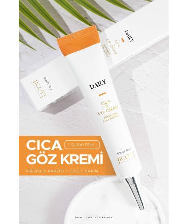 Jigott Soothing and Moisturizing Centella Asiatica Eye Cream Daily Real Cica Eye Cream - Buy Online on GoSupps.com