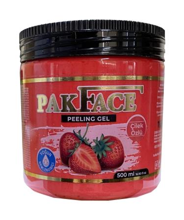 Pak Face Strawberry Extract Scrub Peeling Gel 500 Ml