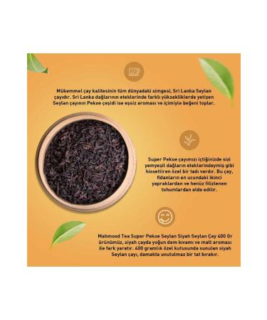 Mahmood Tea Super Pekoe Imported Ceylon Sri Lanka Ceylon Bulk Tea 400 gr - Buy Online on GoSupps.com