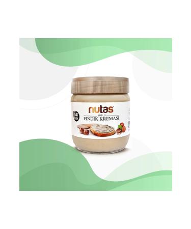 Nutas Milk Hazelnut Cream 400 Gr Glass Jar