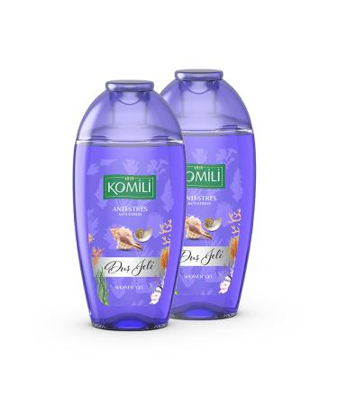 Komili Anti-Stress Vegan Travel Size Shower Gel - Exotic Scent - 2 X 200 ML - Buy Online on GoSupps.com
