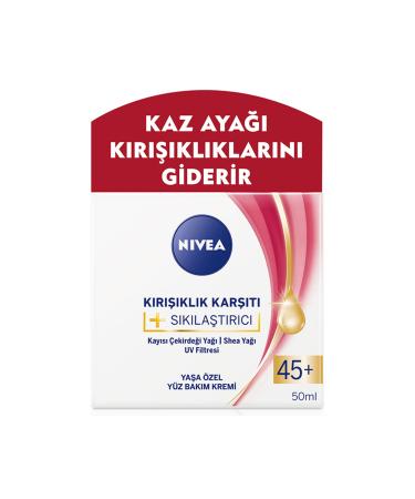 NIVEA 45+ Age Anti-Wrinkle + Firming Face Care Cream 50 ml