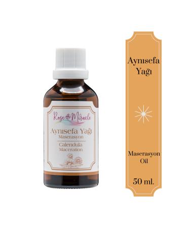 Rose Miracle Natural Moisturizing Effective Calendula Skin Care and Massage Oil 50 ml