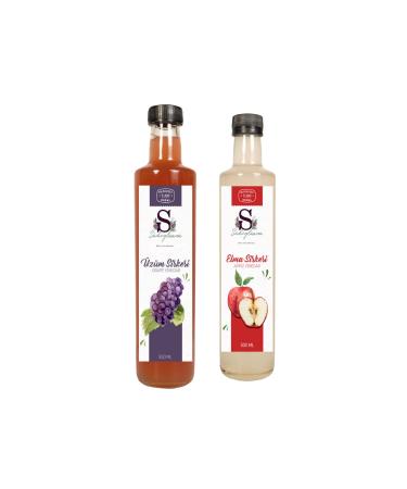 S heylaana Natural Black Grape Vinegar 500 Ml - Natural Apple Vinegar 500 Ml
