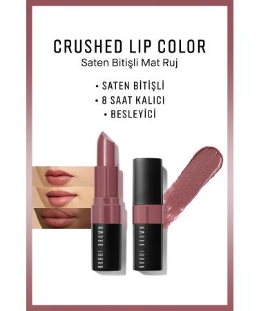Bobbi Brown Crushed Lip Color Satin Finish Matte Lipstick - Blue Raspberry 716170237893