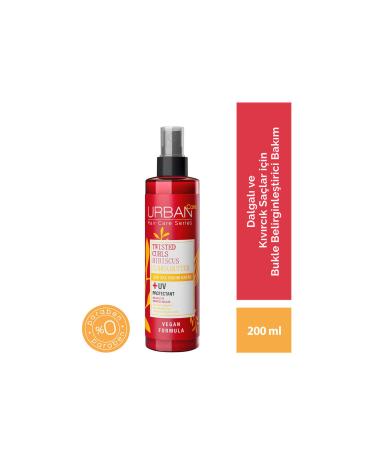 Urban Care Twisted Curls Hibiscus & Shea Butter Liquid Hair Care Conditioner 200ml