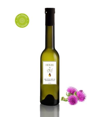 Herbs & Oils Milk Thistle Seed Oil 250 ML (Cold Pressed)