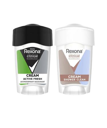 Rexona Clinical Protection Men's Stick Deodorant + Clinical Protection Women's Stick Deodorant (45x2 Ml)
