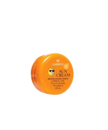 Gabrini Bronzing Carrot Sun Cream Spf 2 100 ml 2725039