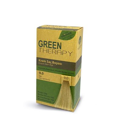 Green Therapy Cream Hair Dye 9.0 Blonde