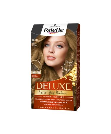 Palette Deluxe Intense Colors Hair Dye 8-01 Ash Light Blonde