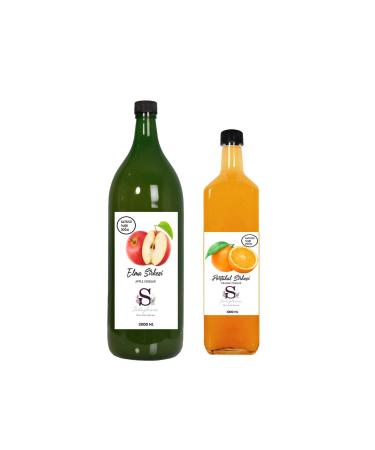 Suheylaana Natural Apple Vinegar 2000 Ml - Natural Orange Vinegar 1000 Ml