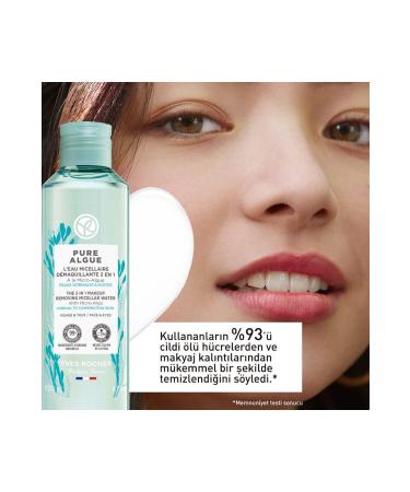 Yves Rocher Pure Algue-Detoxifying Moisturizing and Revitalizing Micellar Water with Prebiotics 200ml - Buy Online on GoSupps.com