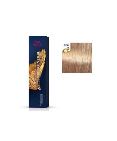 Wella Koleston Perfect Me+ Rich Naturals 9/38 Bright Blue Gold 60ml MADELU E397
