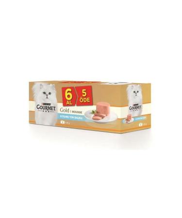 Gourmet Gold Adult Cat Canned Food with Minced Tuna Buy 6 Pay 5 85gr