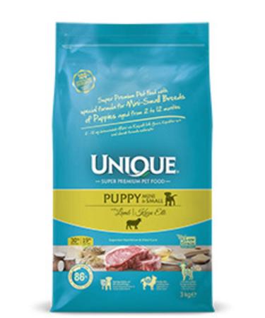 Unique Mini&Small Lamb Puppy Food 3 Kg For Small Breeds