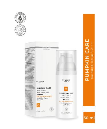 Fit & Alive Fitalive Special Brightening Pumpkin Sun Cream for Spotted Skin Spf 50 (ANTI SPOT & ANTI FRECKLES)