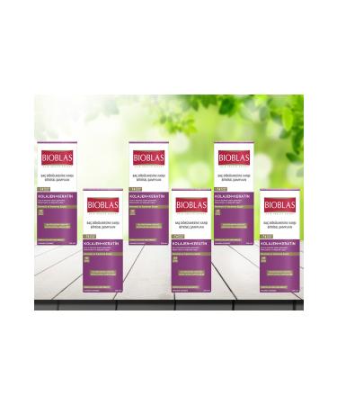 Bioblas Anti Hair Loss Volume Shampoo 360 ml - For thin and volumeless hair 6 Pieces