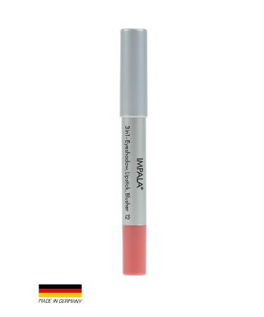 IMPALA 3 in 1 Pencil - Eyeshadow Lipstick Blush No 12