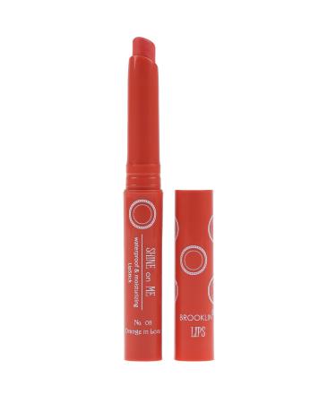 BROOKLIN Lipstick - LIPSTICK SHINE on ME No 08 orange in love