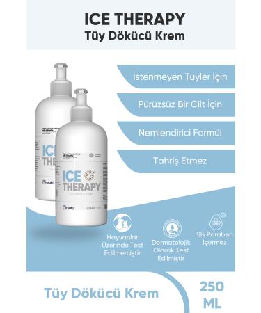 Ice Therapy Ice Therapy Hair Removal Cream 250 ML 2 pieces
