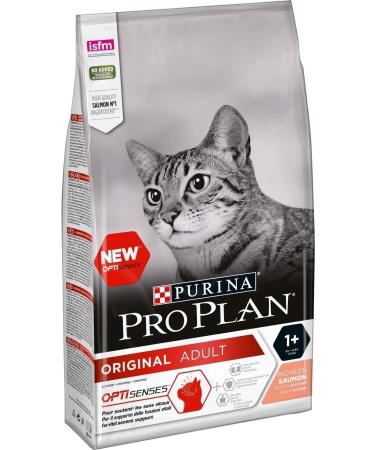 Pro Plan Adult Cat Food with Salmon 10 Kg - Buy Online on GoSupps.com