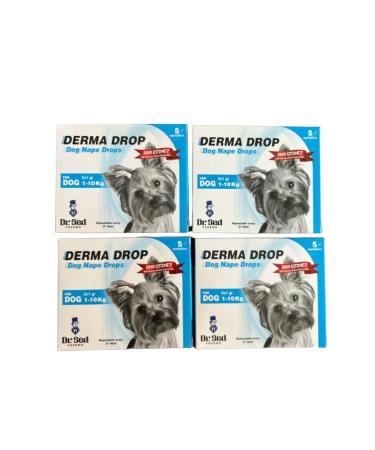 Dr.Sed Maxi Derma 1-10kg Dog Skin Care Drops 4 Boxes