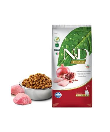 N & D Grain Free Chicken & Pomegranate Kitten Food 10 Kg
