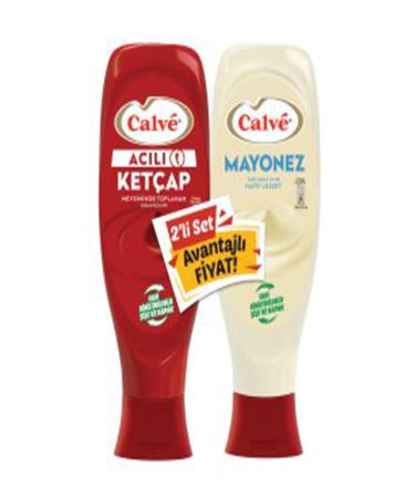 Calve 600GR Spicy Ketchup Light Mayonnaise 540GR