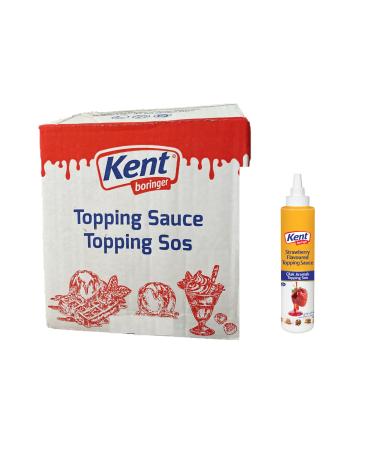 Kent Boringer Strawberry Topping Sauce 750 Gr x 12 Pieces