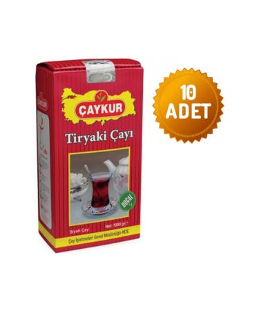 aykur Tiryaki Loose Tea 1 Kg X 10 Pieces - 1 Box