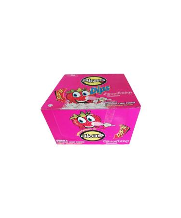 Kervan Akash Dips Band r Band r Ye! Strawberry Flavored Flat Lollipop and Flavored Granulated Sugar 12 Gr X 36 Pieces - Buy Online on GoSupps.com